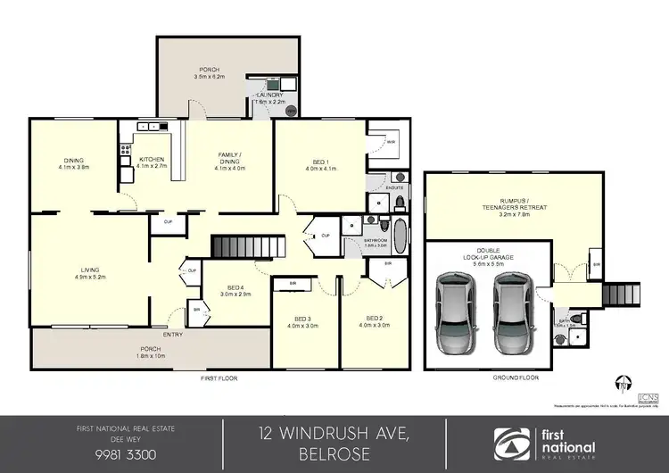 Floorplan of Homely house listing, 12 Windrush Avenue, Belrose NSW 2085