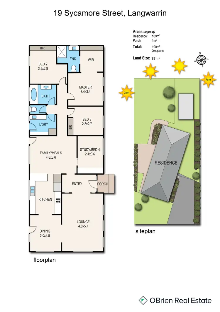Floorplan of Homely house listing, 19 Sycamore Street, Langwarrin VIC 3910