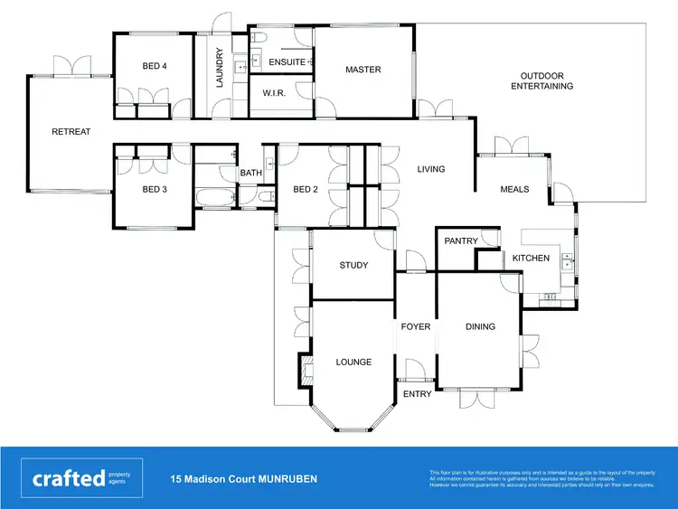 Floorplan of Homely house listing, 15-17 Madison Court, Munruben QLD 4125