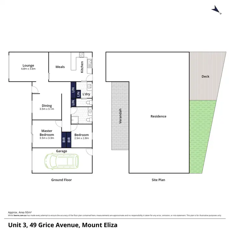 Floorplan of Homely unit listing, 3/49 Grice Avenue, Mount Eliza VIC 3930