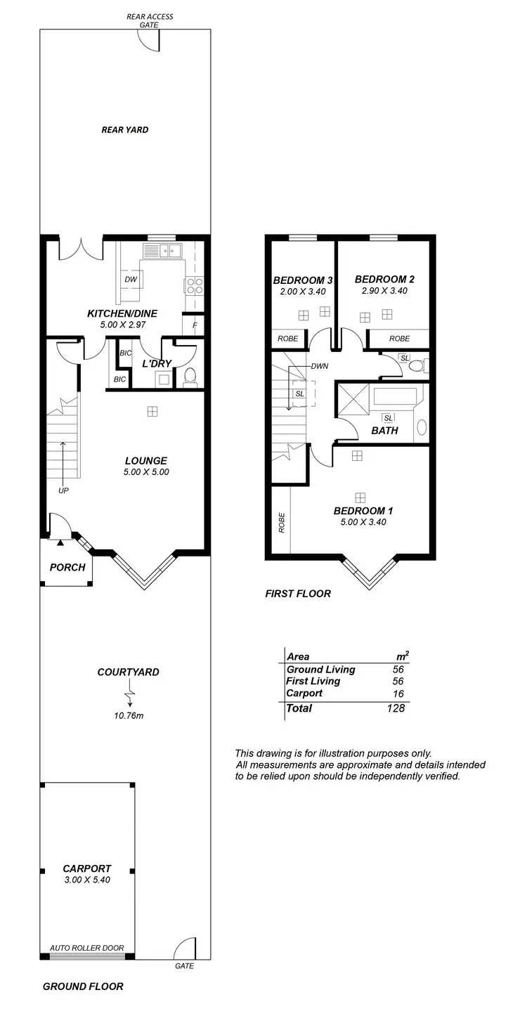 Floorplan of Homely house listing, 28 James Street, Adelaide SA 5000