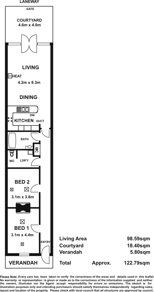 Floorplan of Homely house listing, 17 Wright Court, Adelaide SA 5000