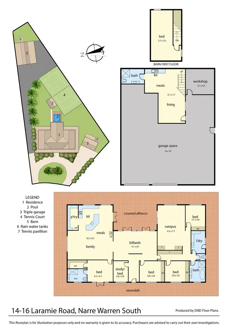 Floorplan of Homely house listing, 14-16 Laramie Road, Narre Warren South VIC 3805