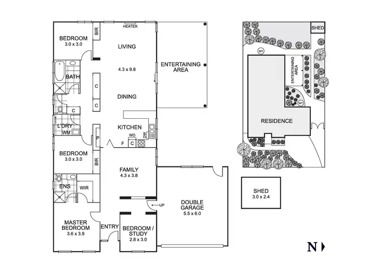 Floorplan of Homely house listing, 16 Condamine Avenue, Manor Lakes VIC 3024