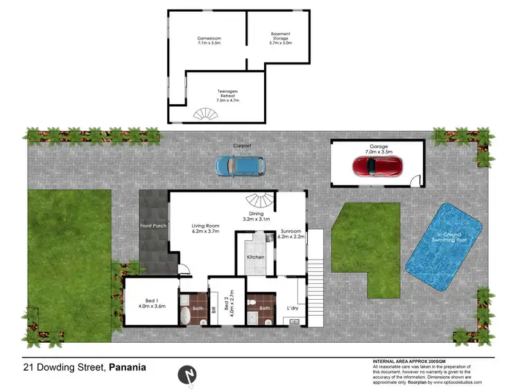 Floorplan of Homely house listing, 21 Dowding Street, Panania NSW 2213