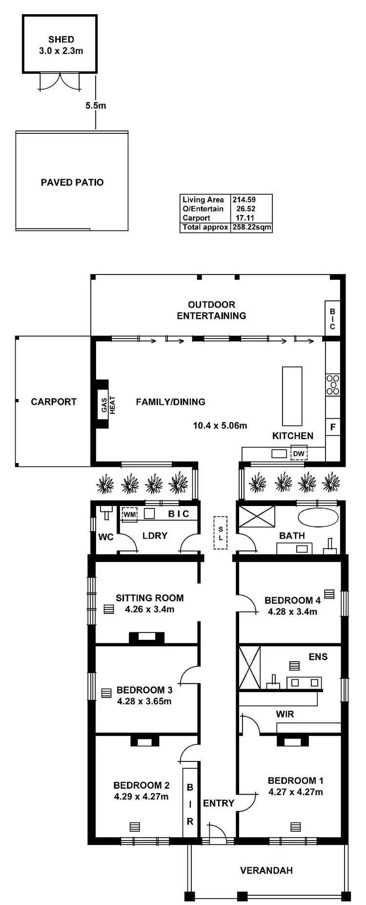 Floorplan of Homely house listing, 51 Balfour Street, Nailsworth SA 5083