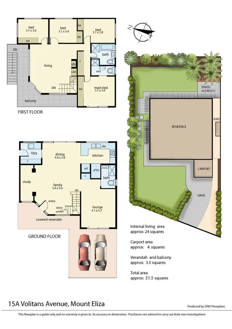 Floorplan of Homely house listing, 15a Volitans Avenue, Mount Eliza VIC 3930