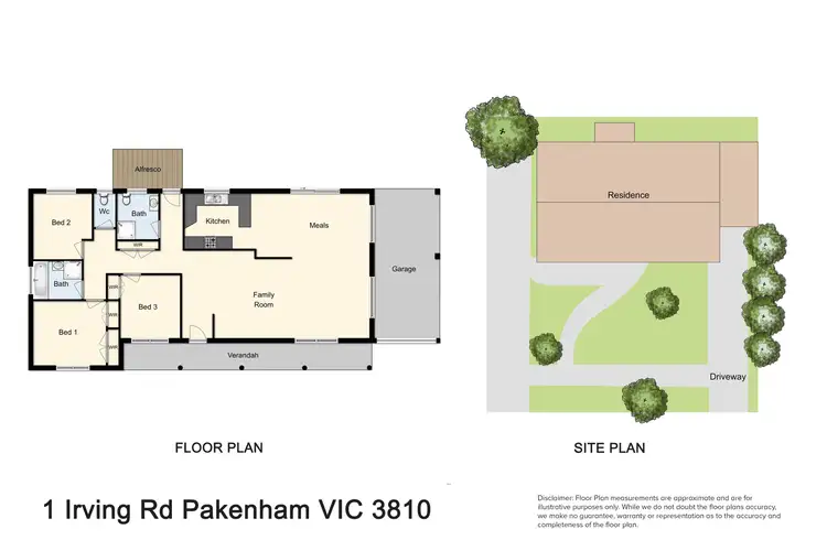 Floorplan of Homely house listing, 1 Irving Road, Pakenham VIC 3810