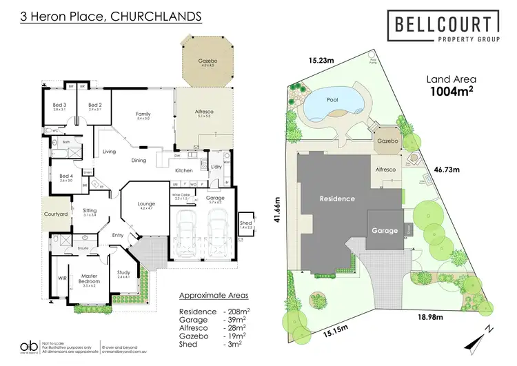 Floorplan of Homely house listing, 3 Heron Place, Churchlands WA 6018