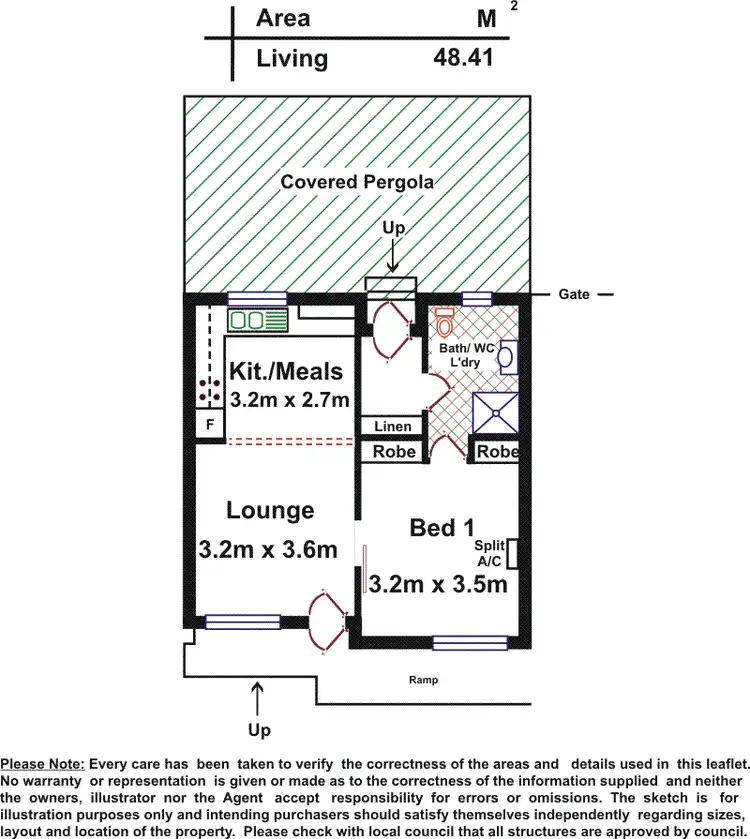 Floorplan of Homely apartment listing, 6/20 Dodd Place, Ingle Farm SA 5098