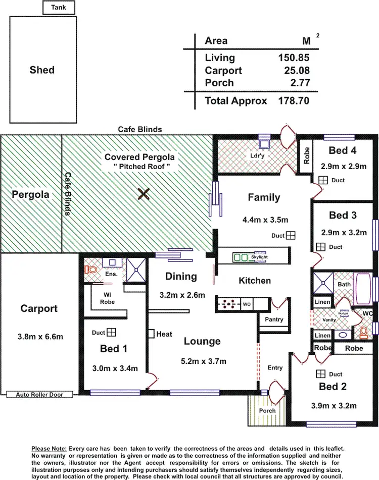 Floorplan of Homely house listing, 9 Harper Street, Redwood Park SA 5097