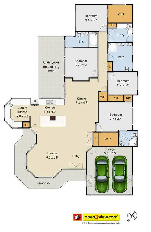 Floorplan of Homely house listing, 20 Cookson Place, Glenwood NSW 2768