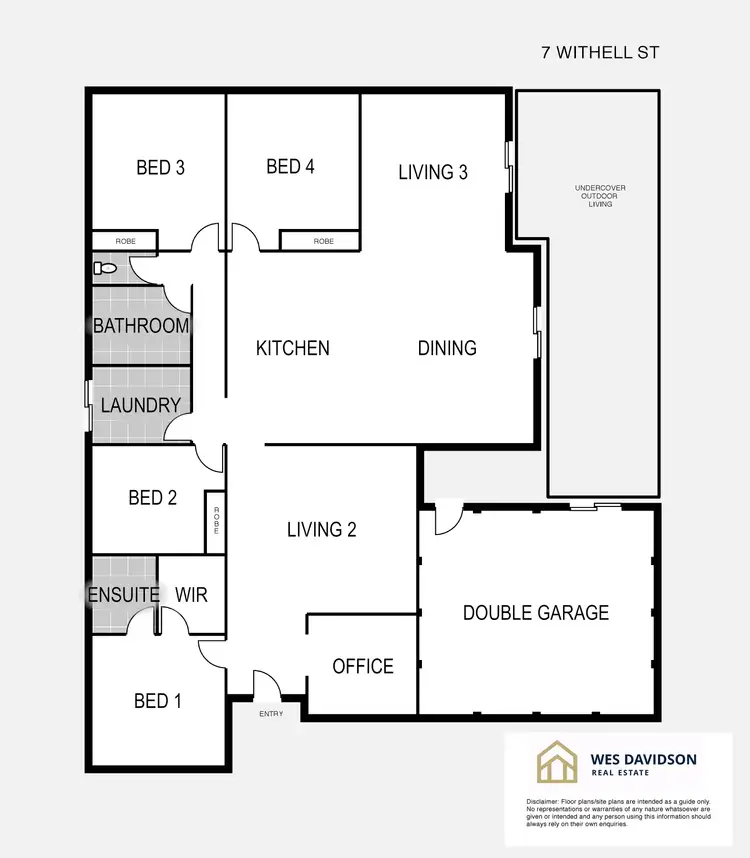 Floorplan of Homely house listing, 7 Withell Street, Horsham VIC 3400
