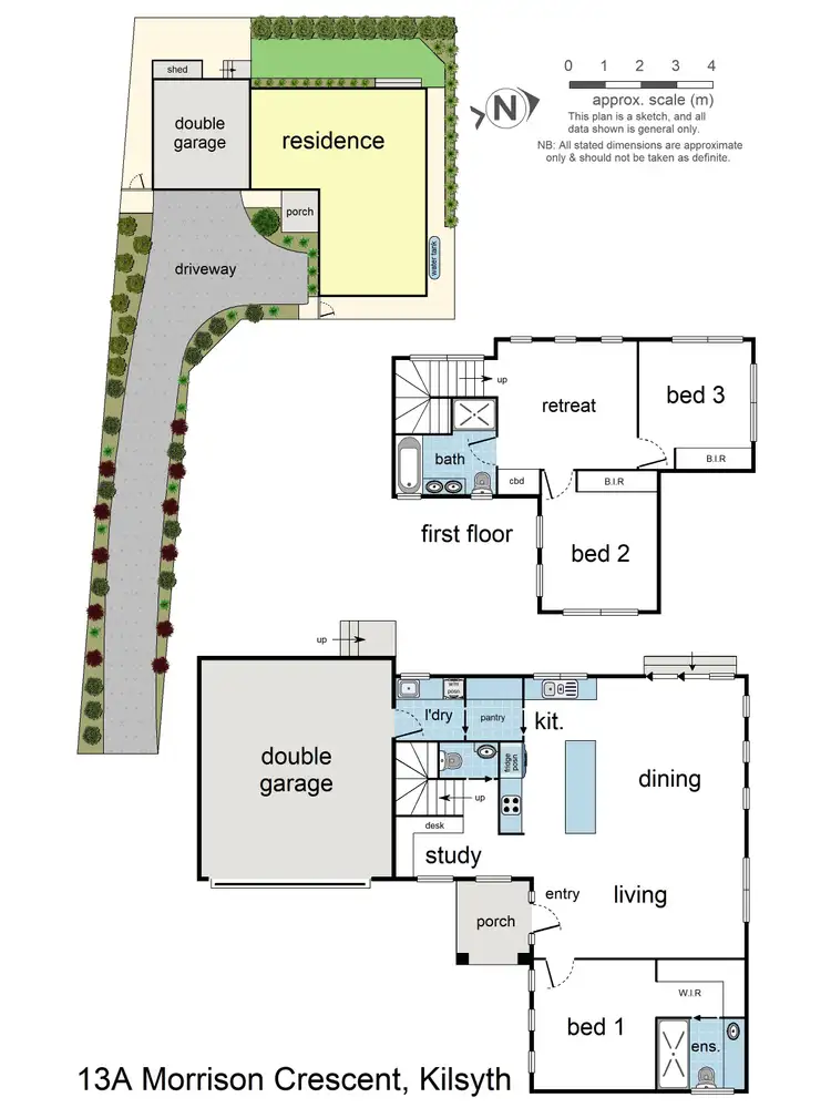 Floorplan of Homely land listing, 13a Morrison Crescent, Kilsyth VIC 3137