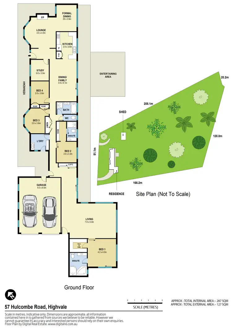 Floorplan of Homely house listing, 57 Hulcombe Road, Highvale QLD 4520