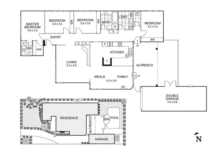 Floorplan of Homely house listing, 64 Hodgson Street, Templestowe Lower VIC 3107