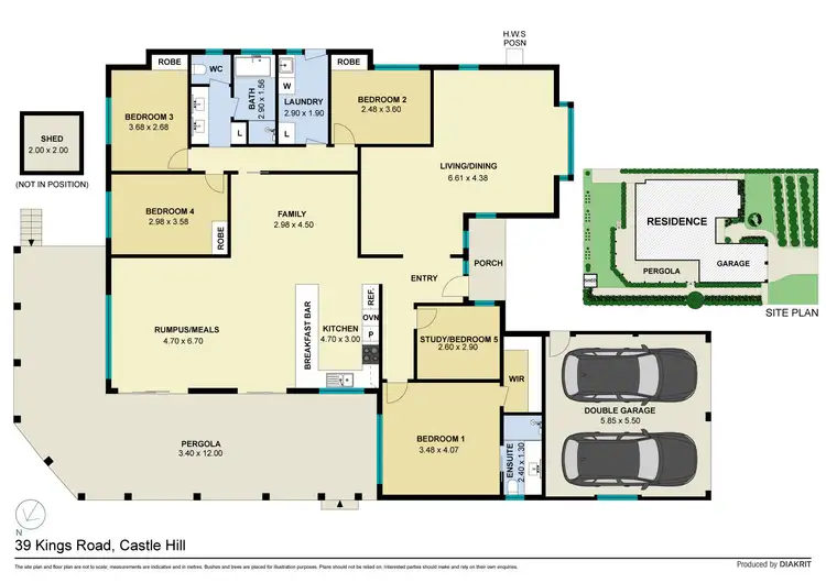 Floorplan of Homely house listing, 39 Kings Road, Castle Hill NSW 2154