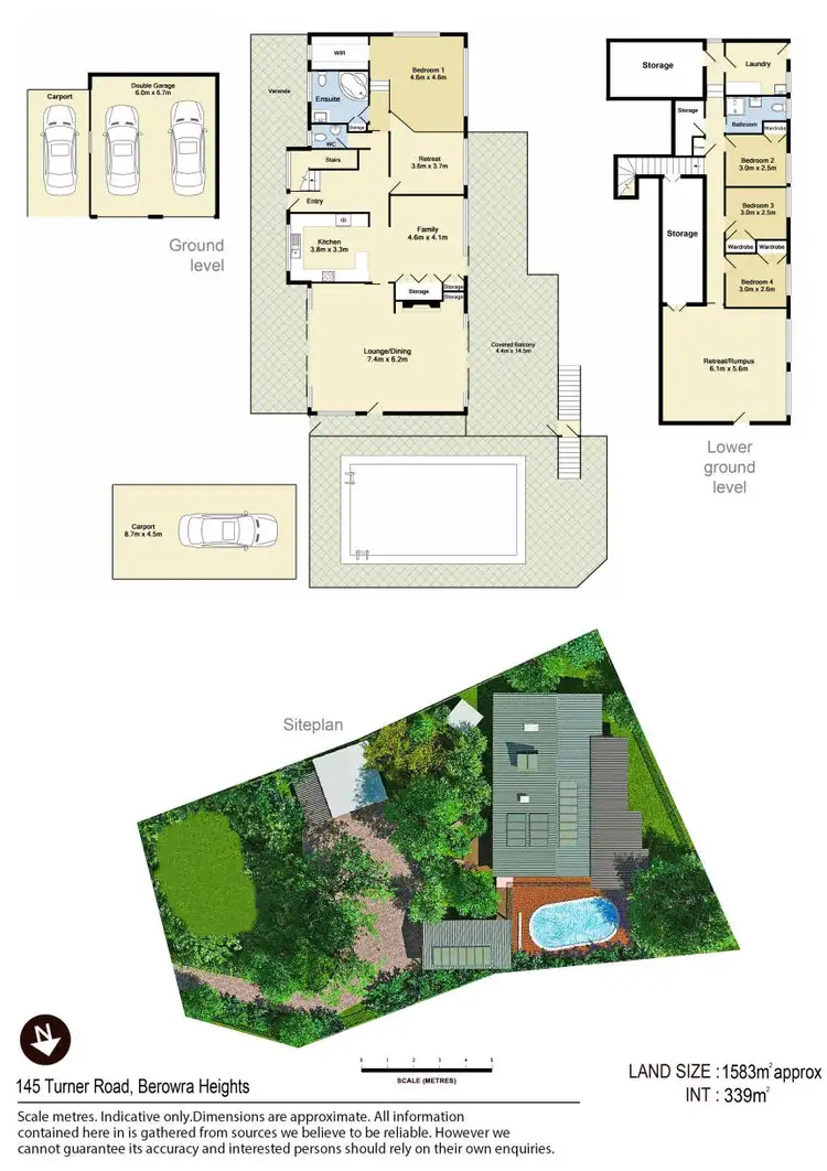 Floorplan of Homely house listing, 145 Turner Road, Berowra Heights NSW 2082