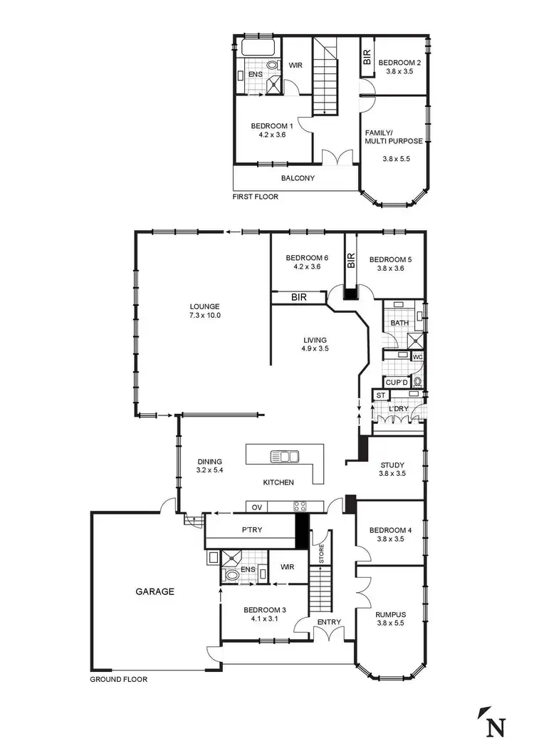 Floorplan of Homely house listing, 18 Joachim Lane, Spring Gully VIC 3550