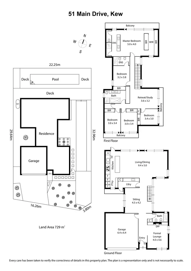 Floorplan of Homely house listing, 51 Main Drive, Kew VIC 3101