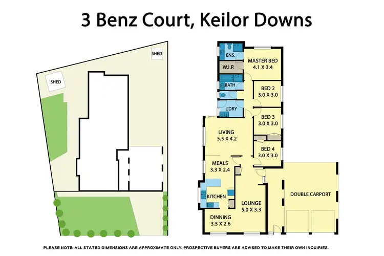 Floorplan of Homely house listing, 3 Benz Court, Keilor Downs VIC 3038