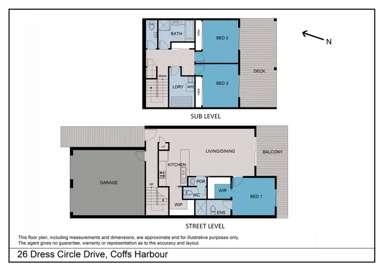 Floorplan of Homely townhouse listing, 22 Dress Circle, Coffs Harbour NSW 2450