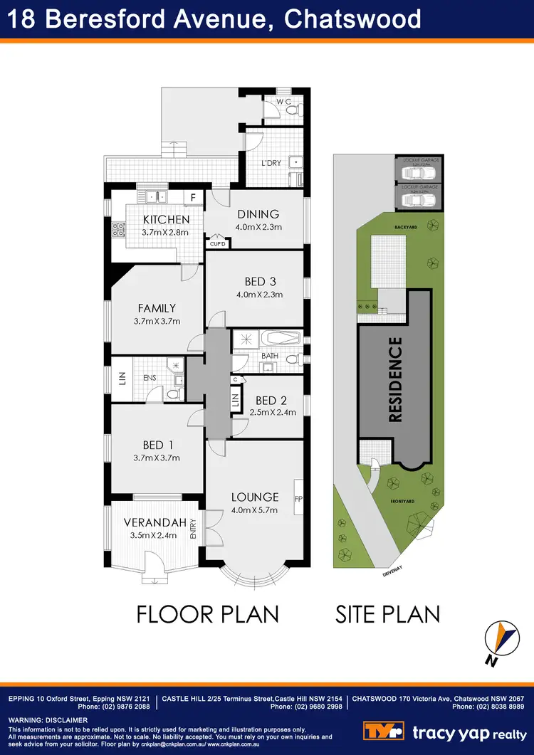Floorplan of Homely house listing, 18 Beresford Avenue, Chatswood NSW 2067