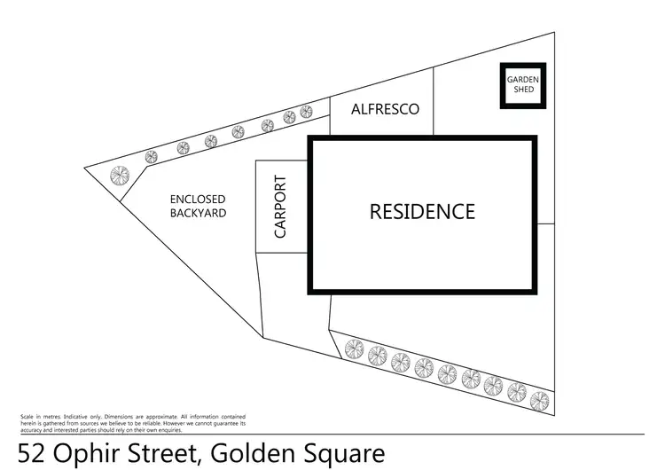 Floorplan of Homely house listing, 52 Ophir Street, Golden Square VIC 3555
