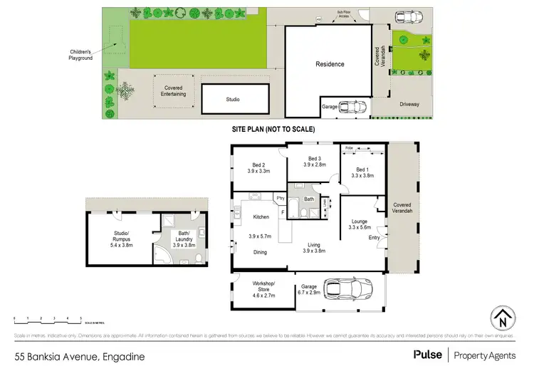 Floorplan of Homely house listing, 55 Banksia Avenue, Engadine NSW 2233