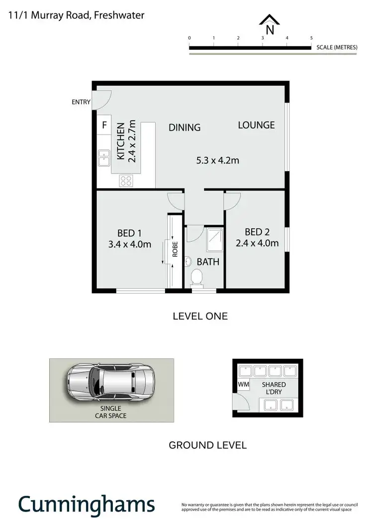 Floorplan of Homely apartment listing, 11/1 Murray Road, Freshwater NSW 2096