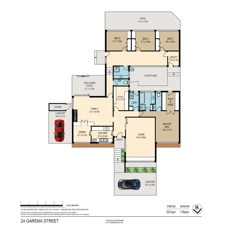 Floorplan of Homely house listing, 24 Garema Street, Indooroopilly QLD 4068