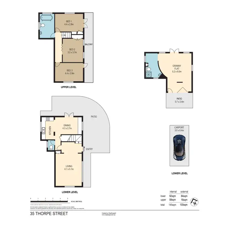 Floorplan of Homely house listing, 35 Thorpe Street, Indooroopilly QLD 4068