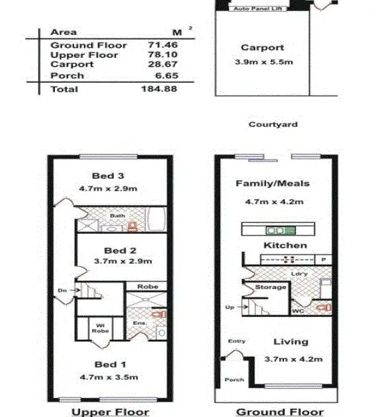 Floorplan of Homely house listing, 23 Hope Lane, Mawson Lakes SA 5095