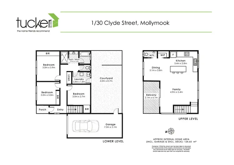 Floorplan of Homely townhouse listing, 1/30 Clyde Street, Mollymook NSW 2539