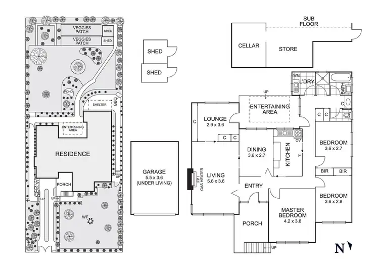 Floorplan of Homely house listing, 3 Larkspur Avenue, Doncaster VIC 3108