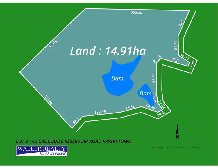 Floorplan of Homely land listing, Lot 3, 40 Crocodile Reservoir Road, Fryerstown VIC 3451