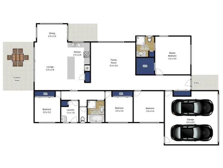 Floorplan of Homely house listing, 13 College Avenue, Traralgon VIC 3844