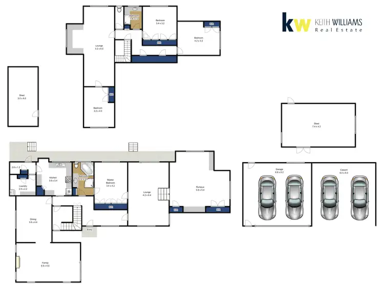 Floorplan of Homely house listing, 95 Hourigan Drive, Traralgon VIC 3844