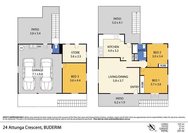 Floorplan of Homely house listing, 24 Attunga Crescent, Buderim QLD 4556