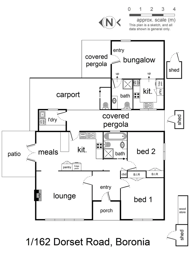 Floorplan of Homely house listing, 1/162 Dorset Road, Boronia VIC 3155