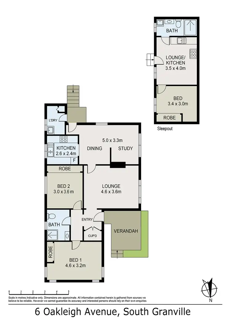 Floorplan of Homely house listing, 6 Oakleigh Avenue, Granville NSW 2142
