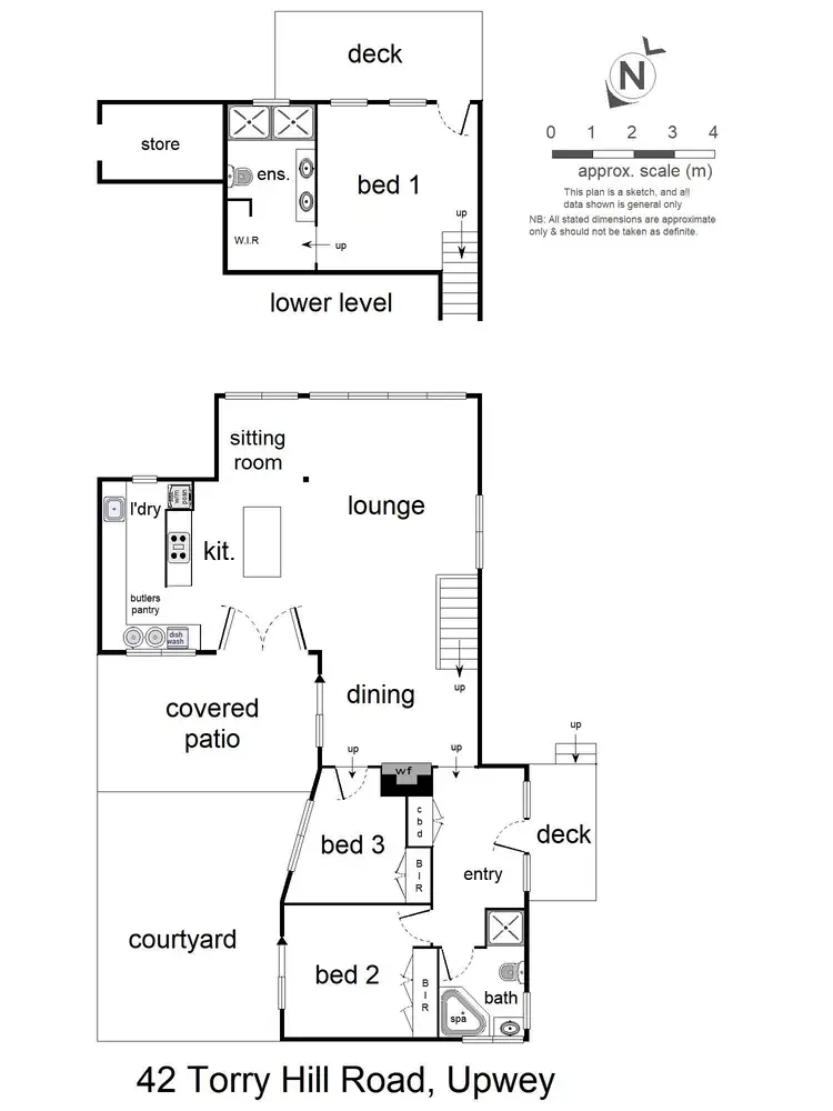 Floorplan of Homely house listing, 42 Torry Hill Road, Upwey VIC 3158
