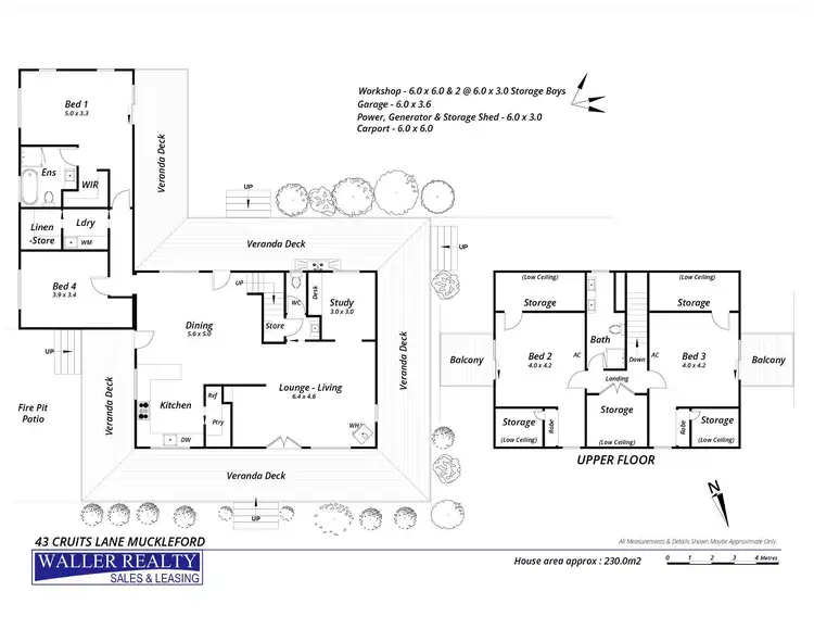 Floorplan of Homely house listing, 43 Cruits Lane, Muckleford VIC 3451