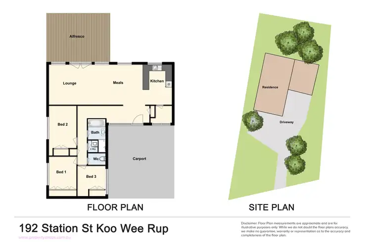Floorplan of Homely house listing, 192 Station Street, Koo Wee Rup VIC 3981