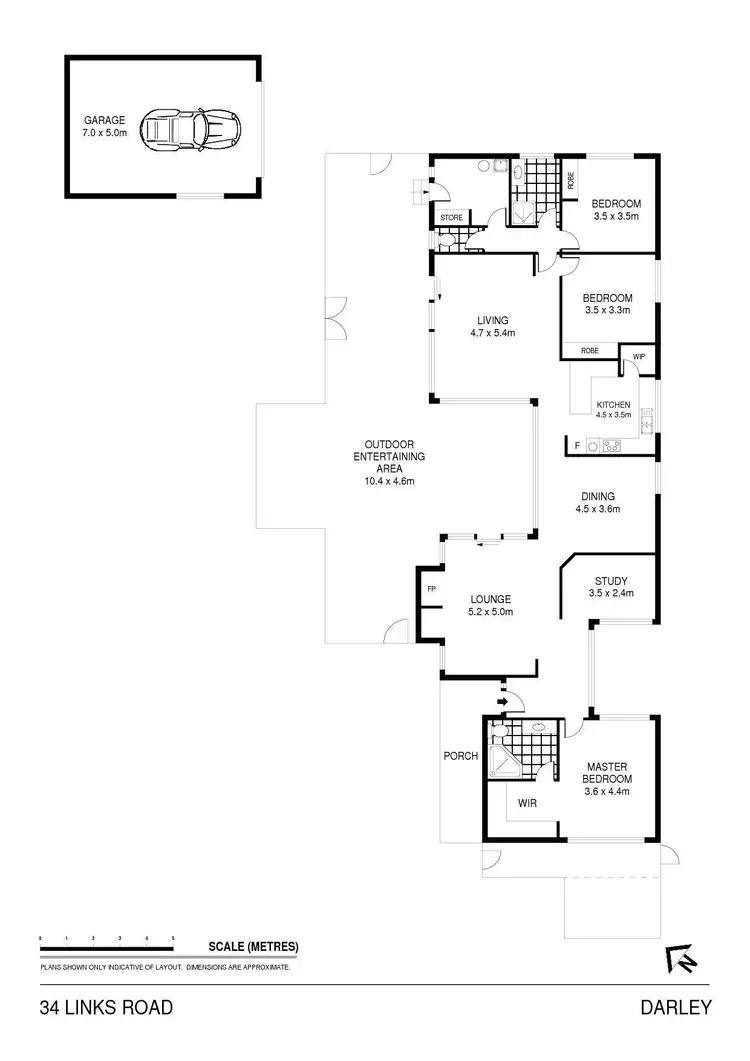 Floorplan of Homely house listing, 34 Links Road, Darley VIC 3340