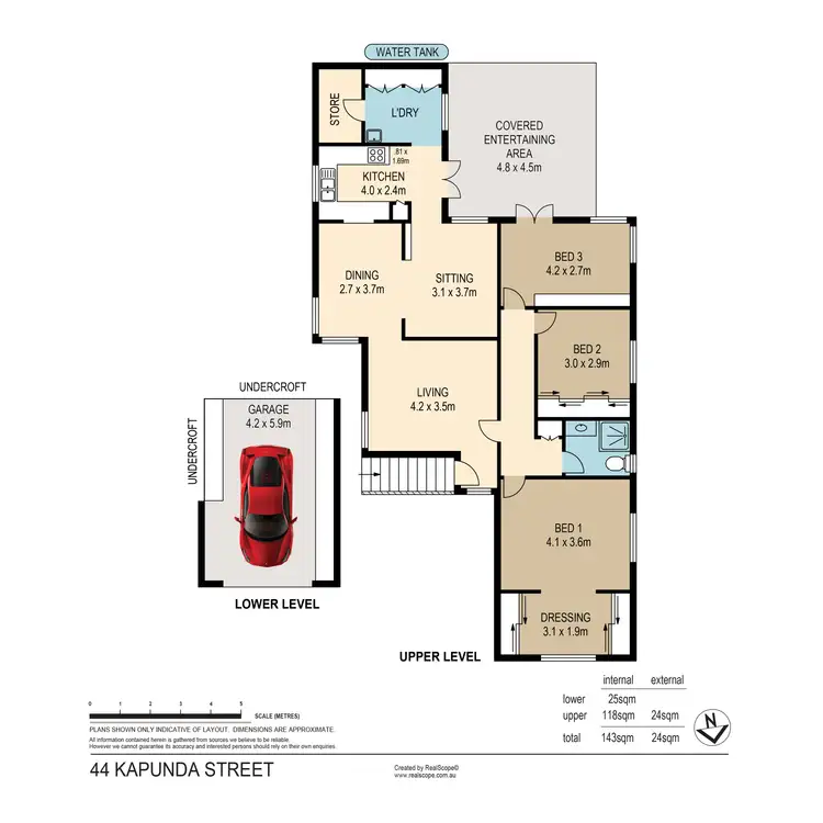 Floorplan of Homely house listing, 44 Kapunda Street, Toowong QLD 4066