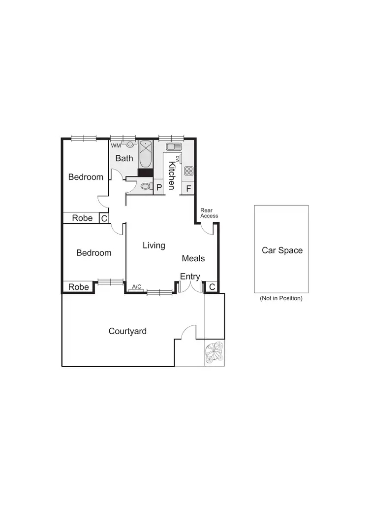 Floorplan of Homely apartment listing, 22/334 Princes Street, Port Melbourne VIC 3207