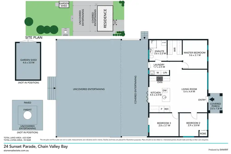 Floorplan of Homely house listing, 24 Sunset Parade, Chain Valley Bay NSW 2259