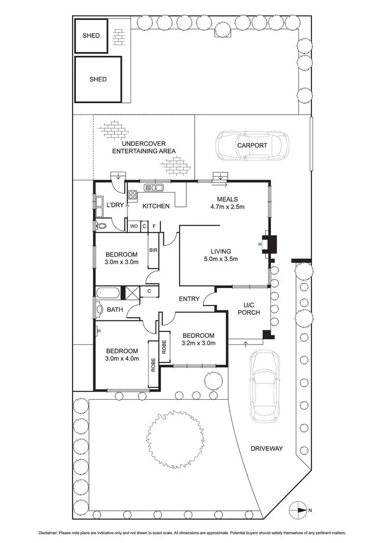 Floorplan of Homely house listing, 5 Landy Street, Reservoir VIC 3073