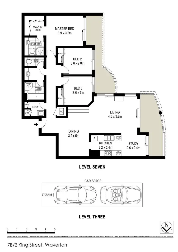 Floorplan of Homely apartment listing, 7B/2 King Street, Waverton NSW 2060